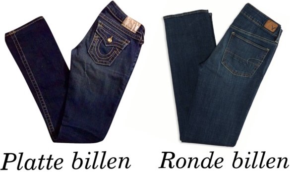 De vorm van je billen bepaalt welke zakken je kiest op je jeans. 